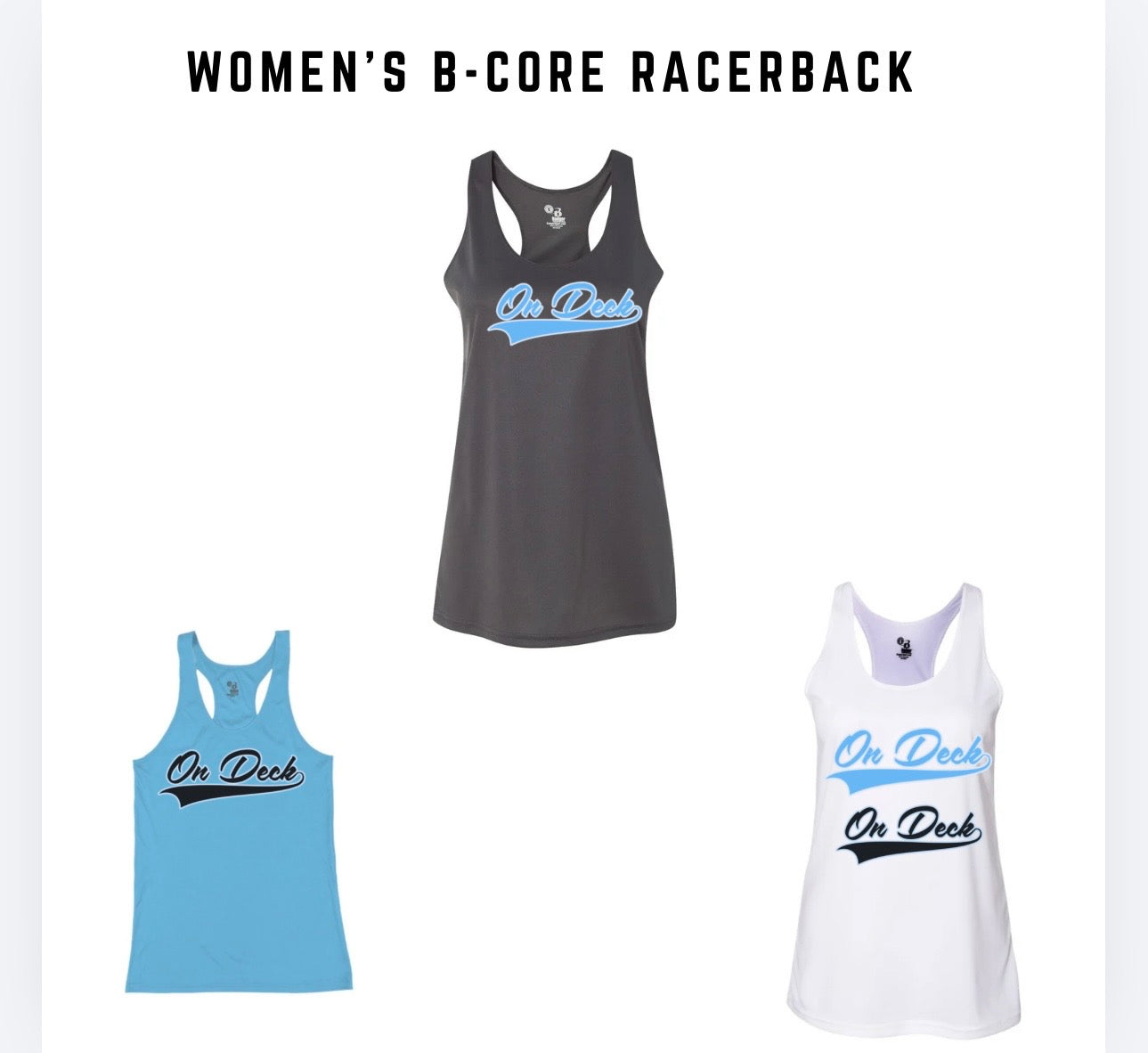 Badger Women's B-Core Racerback Tank