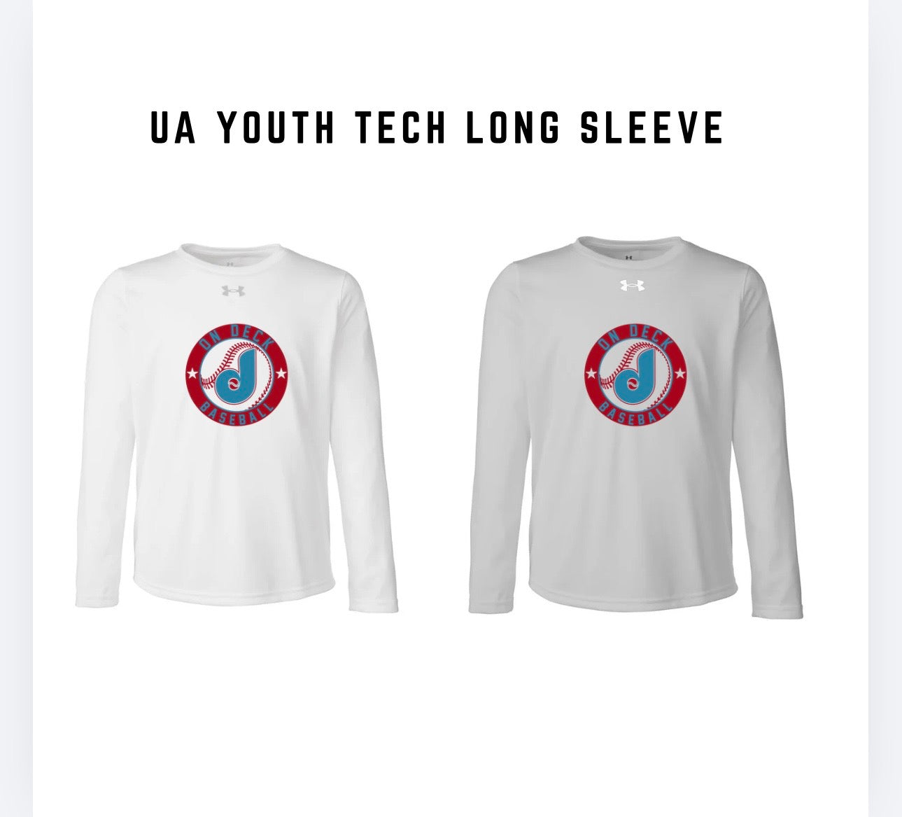 UNDER ARMOUR Youth Tech Long Sleeve