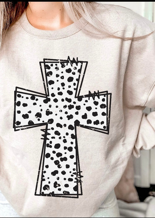 Polka Dot Cross