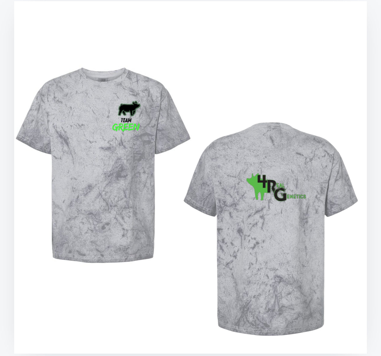 Team Green Marble Tee